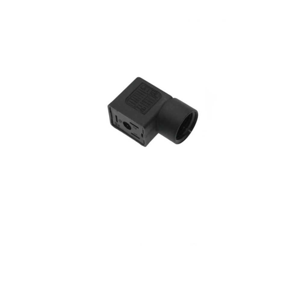 VDN-022-00 MENCOM SOLENOID VALVE CONNECTOR<BR>FORM B IND 2+G PG9 CG FW 1/2" 250VAC (BK)